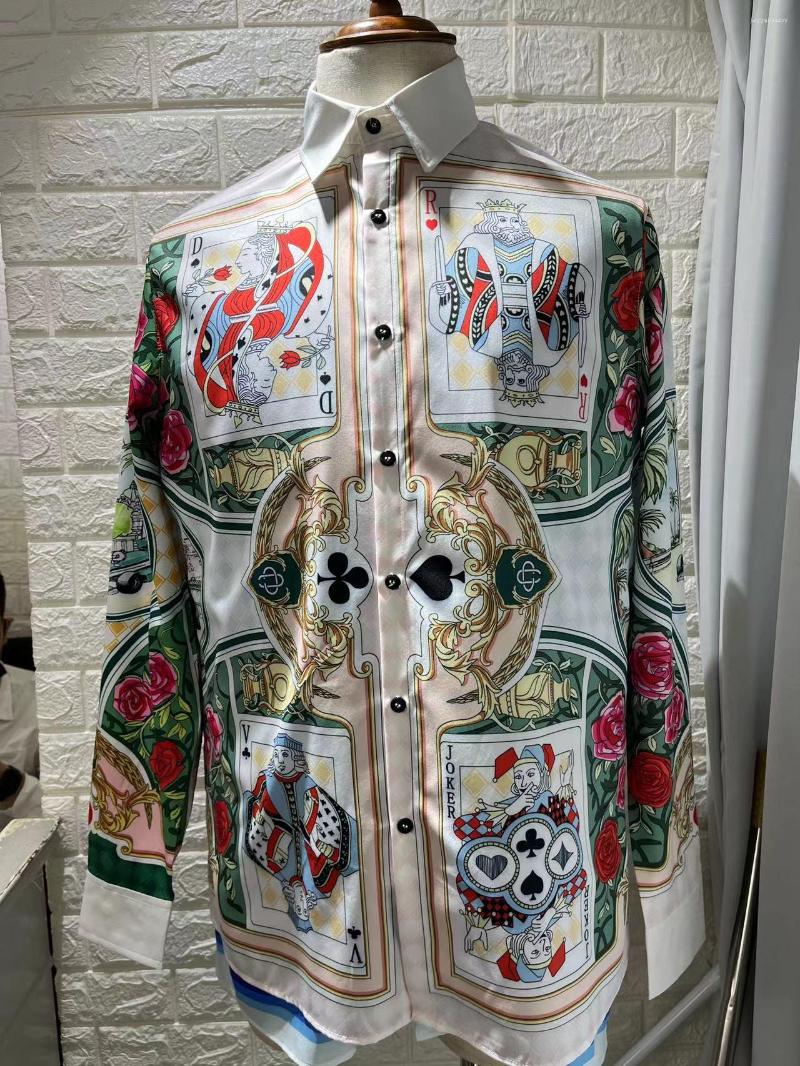 Men's Casual Shirts L0970 Fashion Men's 2022 Runway Luxury European Design Party Style Clothing, Picture shown
Men's Casual Shirts L0970 Fashion Men's 2022 Runway Luxury European Design Party Style Clothing, Picture shown