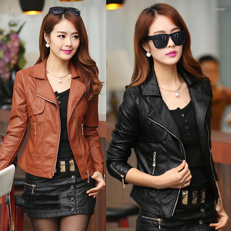 Women' Leather Fashion Autumn Women Pu Jacket Slim Motor Outwear Coat Zippers Roupas De Couro Femininos 4XL Elegant Punk
Women' Leather Fashion Autumn Women Pu Jacket Slim Motor Outwear Coat Zippers Roupas De Couro Femininos 4XL Elegant Punk