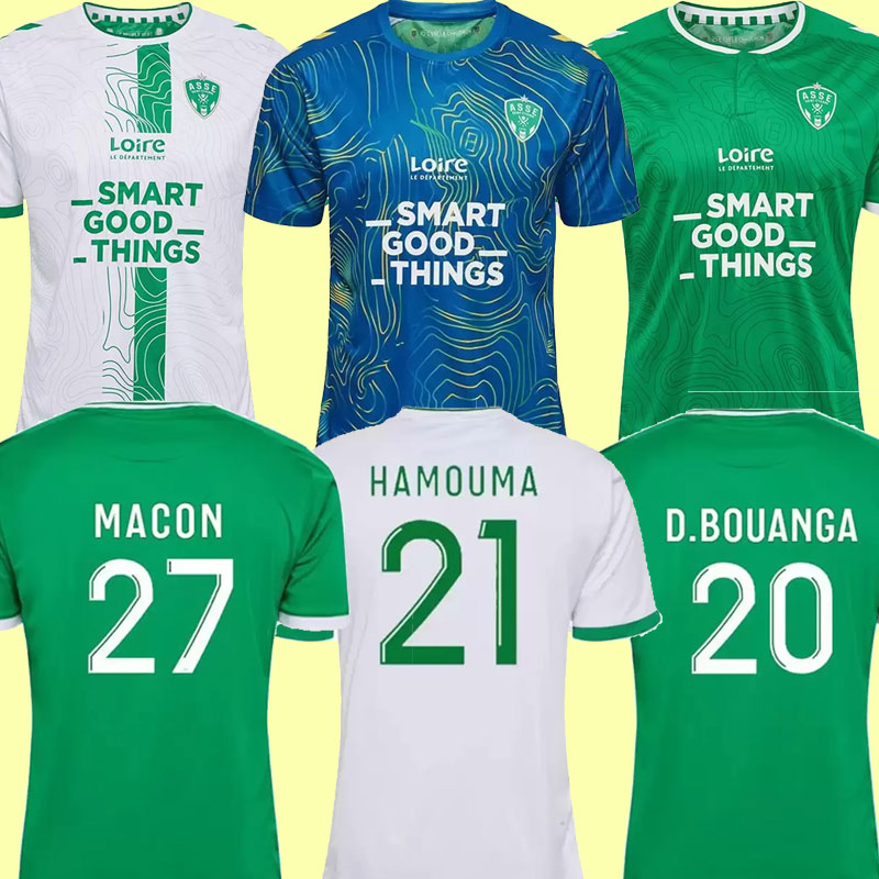 2022 2023 AS Saint-Etienne soccer Jersey MAILLOT DE FOOT 22 23 Moukoudi Boudebouz Camara Abi Khazri Aouchiche Nordin Neyou D.bouanga, Away
2022 2023 AS Saint-Etienne soccer Jersey MAILLOT DE FOOT 22 23 Moukoudi Boudebouz Camara Abi Khazri Aouchiche Nordin Neyou D.bouanga, Away