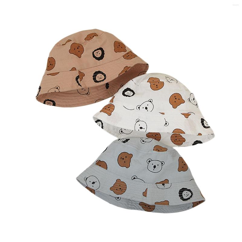 Hats Children Fisherman Hat Cartoon Bear Print Dome Wide Brim Foldable Outdoor Summer Sun, White
Hats Children Fisherman Hat Cartoon Bear Print Dome Wide Brim Foldable Outdoor Summer Sun, White