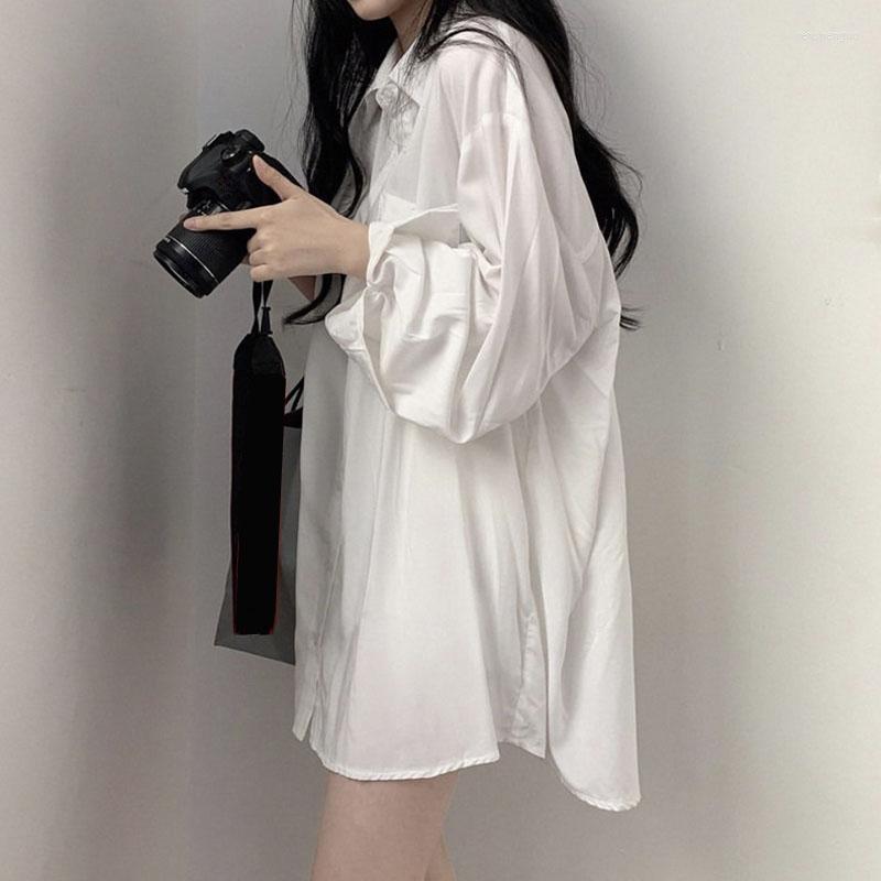 Women' Blouses White Blouse Women 2022 Long Sleeve Oversized Shirt Female Spring Pocket Tops Vintage Loose, Blue
Women' Blouses White Blouse Women 2022 Long Sleeve Oversized Shirt Female Spring Pocket Tops Vintage Loose, Blue