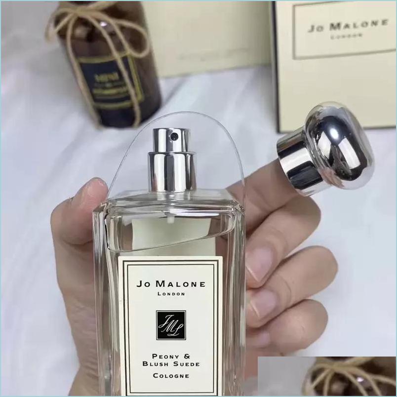 Perfume Bottle Premierlash Brand Malone Per Peony Blush Suede 100Ml Flower Floral Fruit Fragrance Long Lasting Time Good Smell Spray Dhnhz
Perfume Bottle Premierlash Brand Malone Per Peony Blush Suede 100Ml Flower Floral Fruit Fragrance Long Lasting Time Good Smell Spray Dhnhz