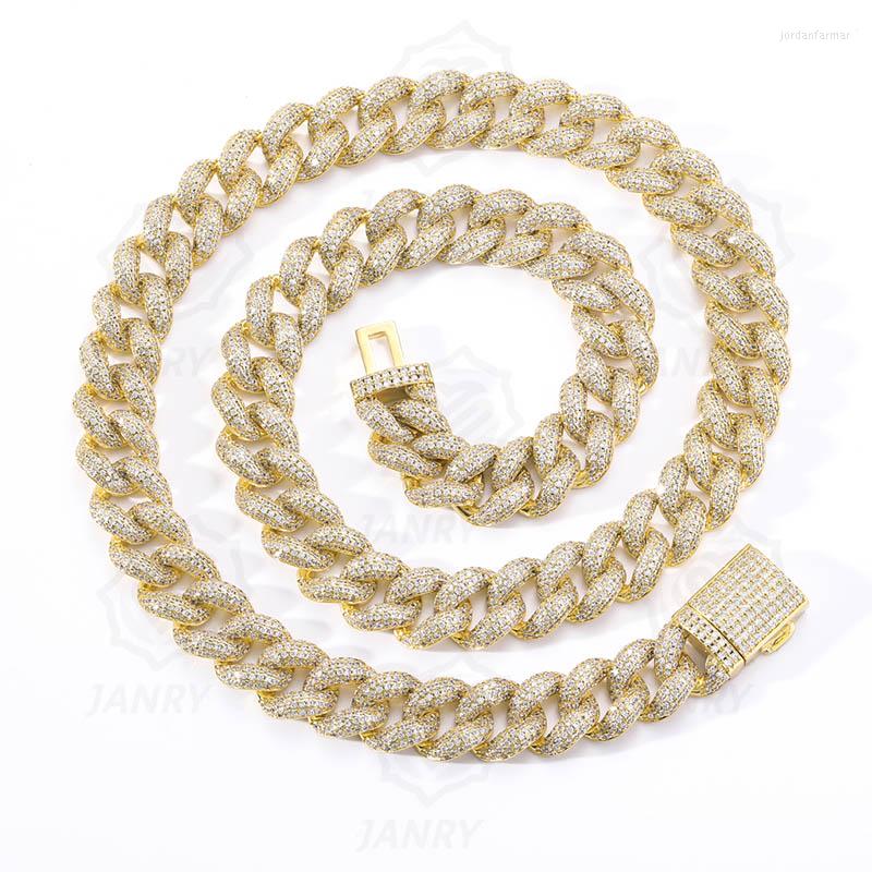 Chains JANRY 12MM Gold 16 Inch-24 Inch Men Women Heavy Iced Out Zircon Miami Cuban Link Necklace Choker Bling Hip Hop Jewelry Gifts
Chains JANRY 12MM Gold 16 Inch-24 Inch Men Women Heavy Iced Out Zircon Miami Cuban Link Necklace Choker Bling Hip Hop Jewelry Gifts