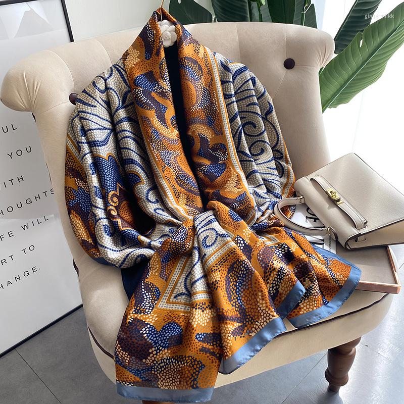 Scarves 2022 Silk Scarf For Women Design Luxury Head Hijab 90 180cm Hair Scarfs Bandana Soft Satin Beach Summer Sunshine Shawls
Scarves 2022 Silk Scarf For Women Design Luxury Head Hijab 90 180cm Hair Scarfs Bandana Soft Satin Beach Summer Sunshine Shawls