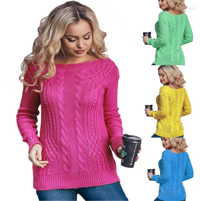 Women' Sweaters BKLD 2022 Women Autumn Knitted Solid Long Sleeve O-neck Kink Twist Pullovers Casual For Clothing, Green
Women' Sweaters BKLD 2022 Women Autumn Knitted Solid Long Sleeve O-neck Kink Twist Pullovers Casual For Clothing, Green