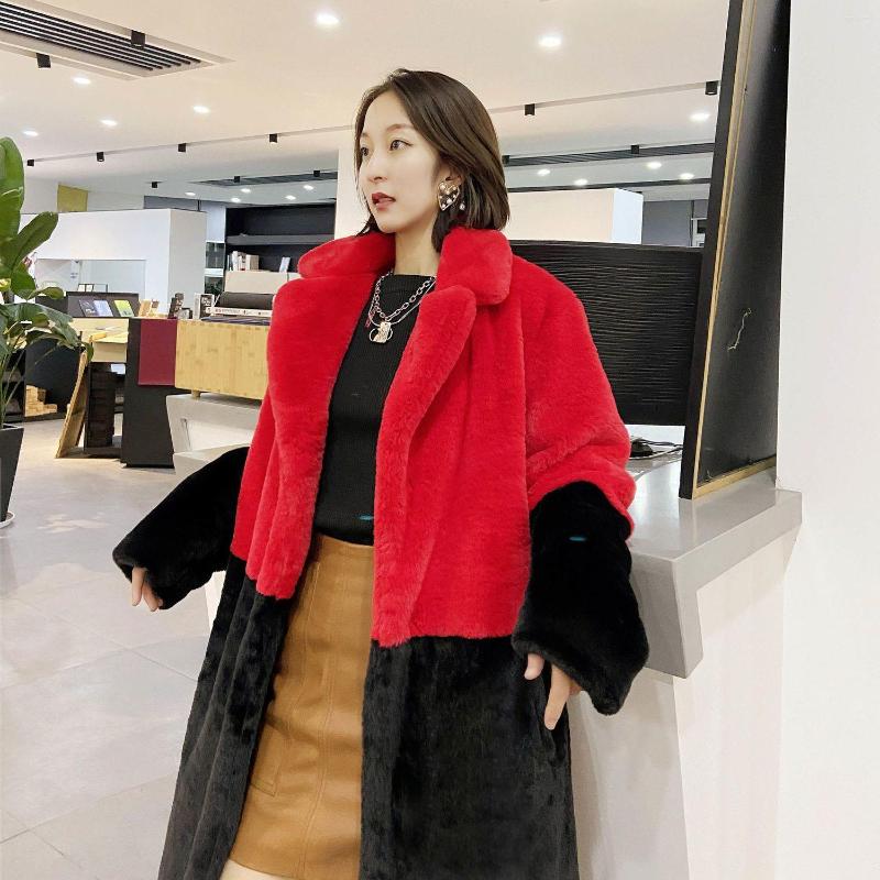 Women' Fur 2022 Autumn Winter Long Faux Coat Women Casual Thick Warm Plush Female Loose Soft Cardigan Outerwear Wool Coats D34, White-black
Women' Fur 2022 Autumn Winter Long Faux Coat Women Casual Thick Warm Plush Female Loose Soft Cardigan Outerwear Wool Coats D34, White-black