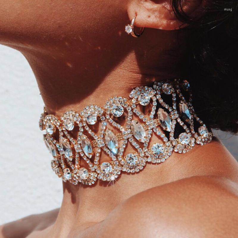 Choker 2022 Fashion Luxury Full Rhinestone Necklace For Bridal Wedding Jewelry Women Charm Shining Crystal Statement
Choker 2022 Fashion Luxury Full Rhinestone Necklace For Bridal Wedding Jewelry Women Charm Shining Crystal Statement