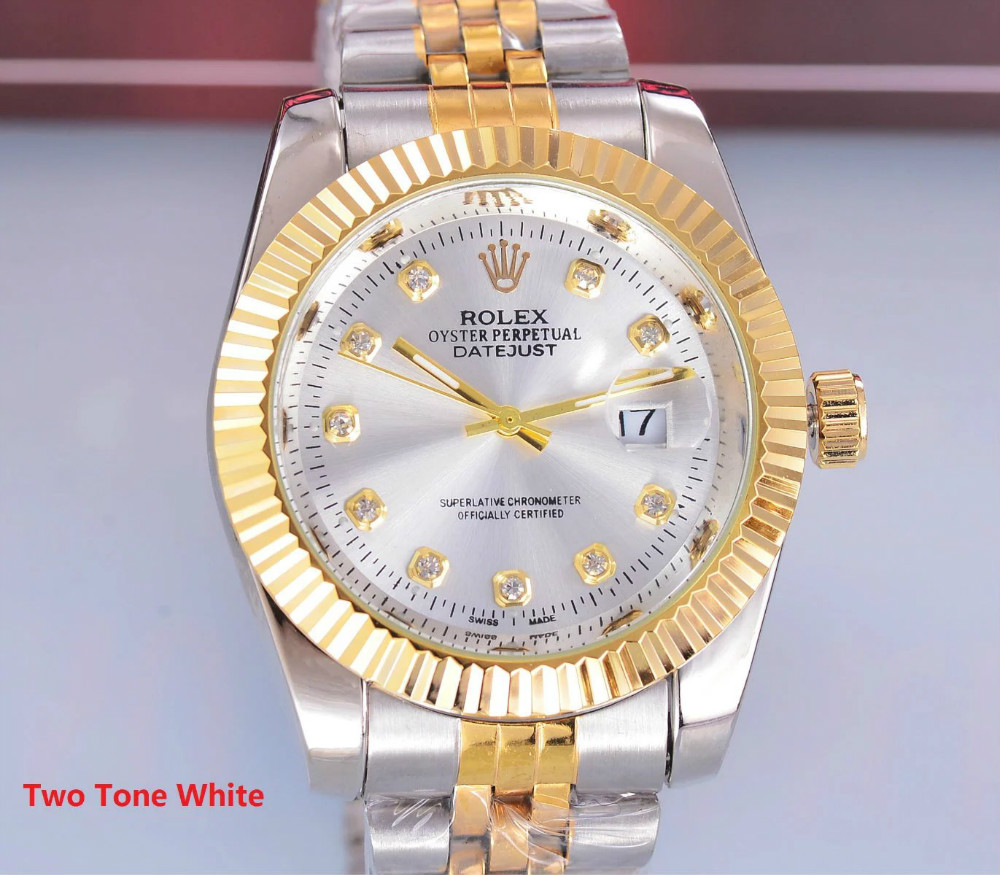 Rolex Datejust New 40mm Mens Watches Stainless Steel Band Luxury Quartz Watch No Box 2, Two tone black
Rolex Datejust New 40mm Mens Watches Stainless Steel Band Luxury Quartz Watch No Box 2, Two tone black