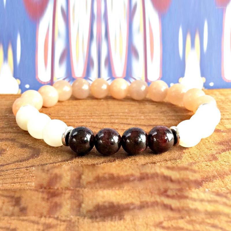 Link Bracelets Wholesale 8 Mm A Grade Garnet Moonstone Bracelet For Women Natural Sunstone Energy Vata Dosha Mala Wrist
Link Bracelets Wholesale 8 Mm A Grade Garnet Moonstone Bracelet For Women Natural Sunstone Energy Vata Dosha Mala Wrist