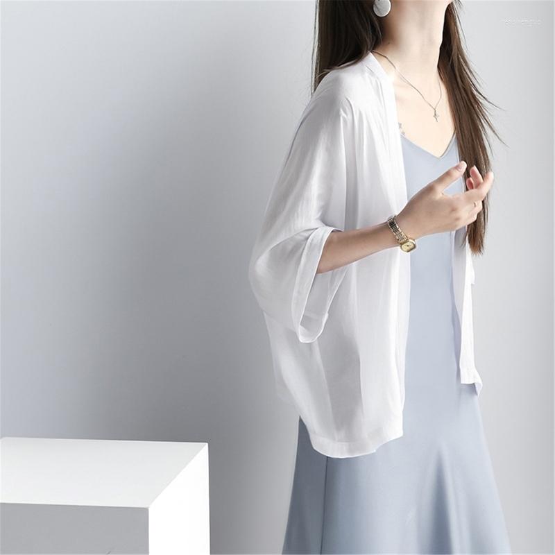 Women's Blouses Women Ladies Solid Shirts Batwing Sleeve Crop Tops Cardigan For Summer Daily, Blue
Women's Blouses Women Ladies Solid Shirts Batwing Sleeve Crop Tops Cardigan For Summer Daily, Blue