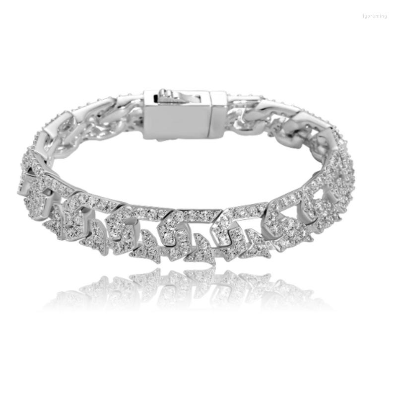 Link Bracelets 10mm Hiphop Cool Men Bracelet Necklace With Blingbling Zircons Selling / Rock Chain
Link Bracelets 10mm Hiphop Cool Men Bracelet Necklace With Blingbling Zircons Selling / Rock Chain