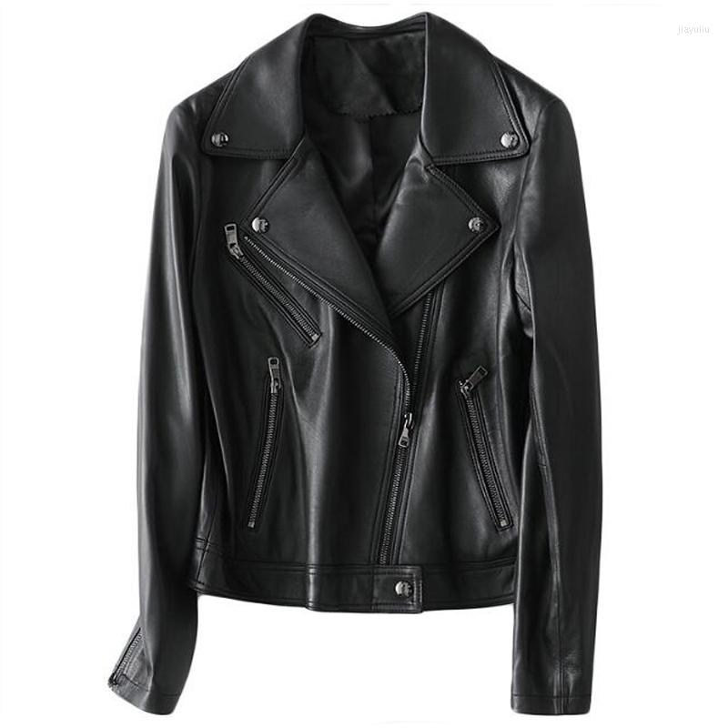 Women's Leather Genuine Short Jacket For Women - Women's Biker Real Professional Natural Sheepskin&lambskin, Black
Women's Leather Genuine Short Jacket For Women - Women's Biker Real Professional Natural Sheepskin&lambskin, Black