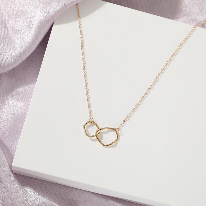 Choker Goth Double Circles Hoop Pendant Neckalces For Women Gold Color Clavicle Chain Necklaces Female Vintage Fashion Jewelry Gift
Choker Goth Double Circles Hoop Pendant Neckalces For Women Gold Color Clavicle Chain Necklaces Female Vintage Fashion Jewelry Gift