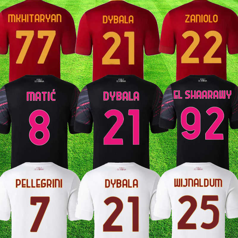 22 23 roma SOCCER JERSEYS DYBALA home belotti CELIK Pellegrini Abraham 2022 2023 Wijnaldum Zaniolo MANCINI KUMBULLA men kids kit FOOTBALL EL, Third
22 23 roma SOCCER JERSEYS DYBALA home belotti CELIK Pellegrini Abraham 2022 2023 Wijnaldum Zaniolo MANCINI KUMBULLA men kids kit FOOTBALL EL, Third