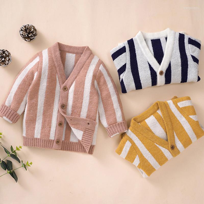 Jackets Autumn Winter Infant Kids Baby Boys Girls V-neck Stripe Cardigan Coat Long Sleeve Knit Children's, 82w480 pink
Jackets Autumn Winter Infant Kids Baby Boys Girls V-neck Stripe Cardigan Coat Long Sleeve Knit Children's, 82w480 pink