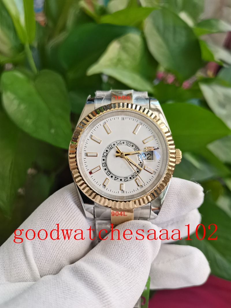 Classic Series u1 new version Men's Watch 42mm White Dial 326934 3269333 Automatic 2813 Movement Two Tone Gold Stainless Steel bracelet Men's WatchES
Classic Series u1 new version Men's Watch 42mm White Dial 326934 3269333 Automatic 2813 Movement Two Tone Gold Stainless Steel bracelet Men's WatchES