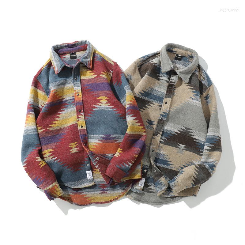 Men's Casual Shirts Mens Streetwear Hip Hop Harajuku Shirt Geometric Striped Flannel 2022 Autumn Long Sleeve, Gray
Men's Casual Shirts Mens Streetwear Hip Hop Harajuku Shirt Geometric Striped Flannel 2022 Autumn Long Sleeve, Gray