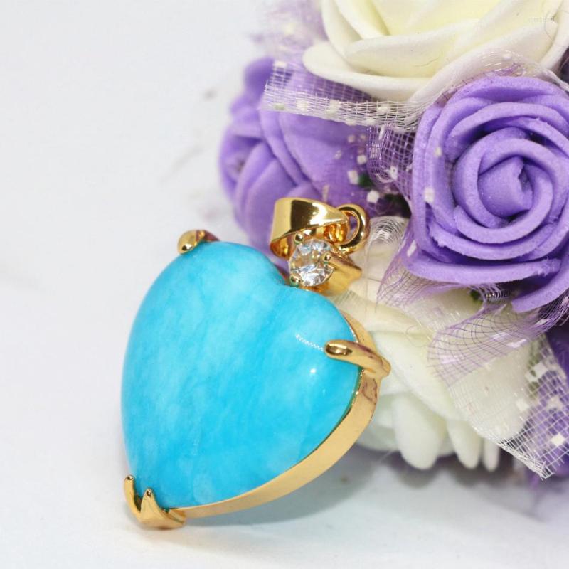 Pendant Necklaces Fashion Violet Blue Jades Chalcedony Stone Heart Shape 22mm Fit Diy Women Chain Necklace Jewelry Making B1864
Pendant Necklaces Fashion Violet Blue Jades Chalcedony Stone Heart Shape 22mm Fit Diy Women Chain Necklace Jewelry Making B1864