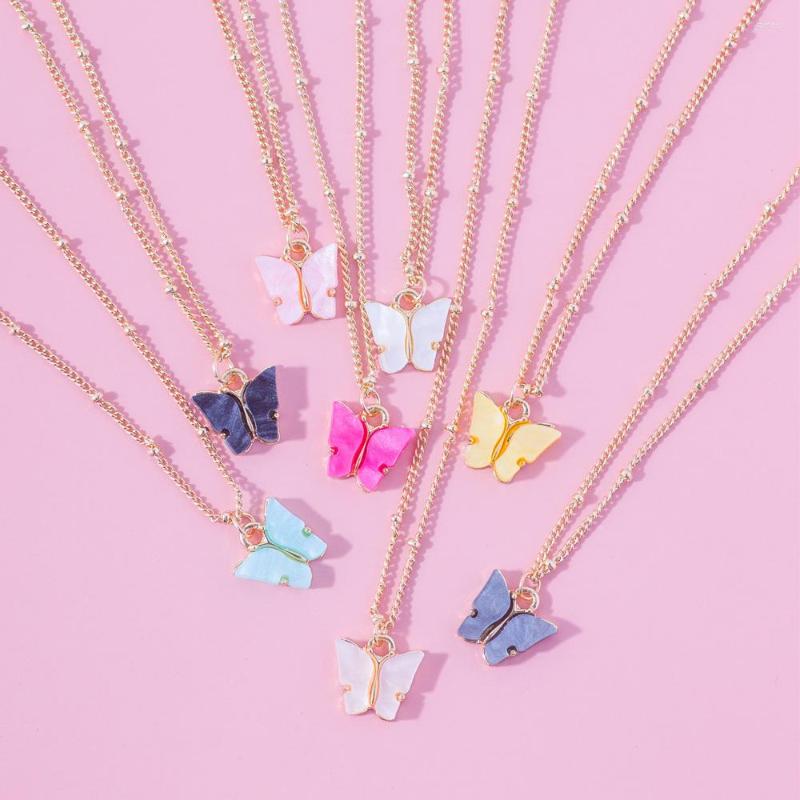 Chains Colorful Gold Necklace Crystal Butterfly For Women Charming Chain Chockers Handmade Party Jewelry Wholesale Collares
Chains Colorful Gold Necklace Crystal Butterfly For Women Charming Chain Chockers Handmade Party Jewelry Wholesale Collares