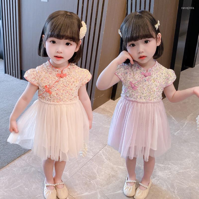 Girl Dresses Cheongsam Kids Girls Chiffon Dress Children Retro Baby Princess Summer Chinese Style Clothes
Girl Dresses Cheongsam Kids Girls Chiffon Dress Children Retro Baby Princess Summer Chinese Style Clothes