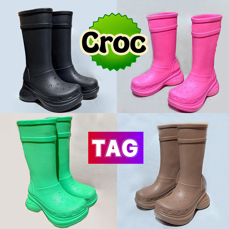 Rainboots Paris Boots women men rainboot Croc 20MM Arch EVA Rubber Booties thick bottom non-slip bootss platform fashion Fashion Knight Boot Jelly Color shoes, 01-brown
Rainboots Paris Boots women men rainboot Croc 20MM Arch EVA Rubber Booties thick bottom non-slip bootss platform fashion Fashion Knight Boot Jelly Color shoes, 01-brown