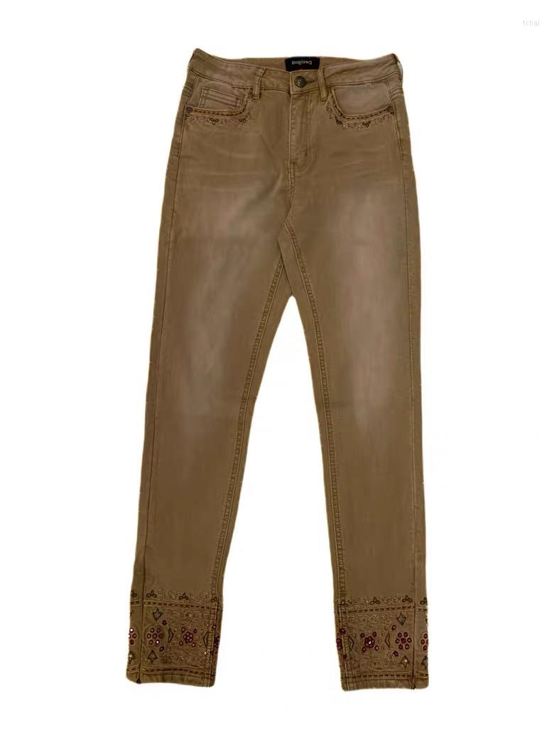 Women's Jeans Spain D Women's Boho Style Vintage Embroidery Print Design Long Pants Slim Pencil Stretch, 15
Women's Jeans Spain D Women's Boho Style Vintage Embroidery Print Design Long Pants Slim Pencil Stretch, 15