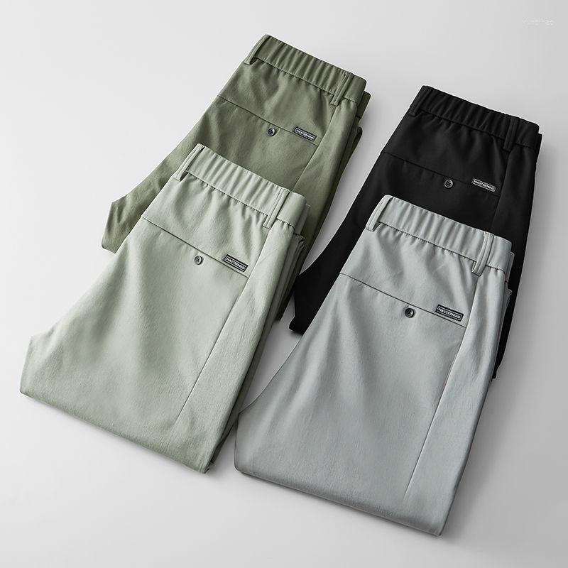 Men's Suits Spring Autumn Business Casual Pants Men Elastic Waist Frosted Fabric Trousers Formal Social Suit Pant Costume Homme
Men's Suits Spring Autumn Business Casual Pants Men Elastic Waist Frosted Fabric Trousers Formal Social Suit Pant Costume Homme
