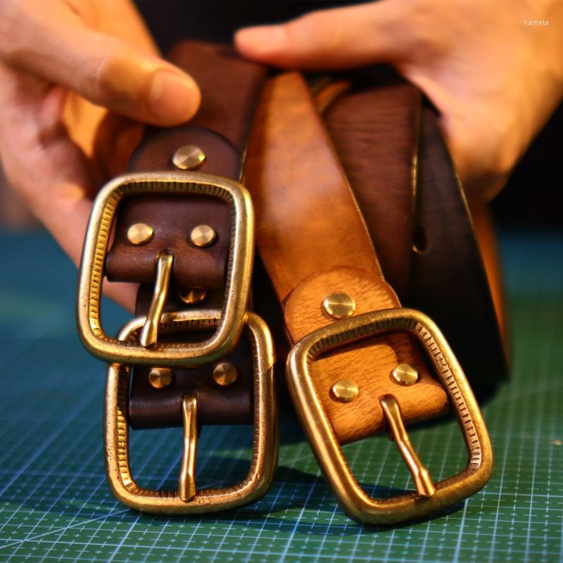 Belts Designer Belt Men Luxury Real Full Grain Thick Cowhide Brass Buckle Genuine Leather Vintage 3.8cm Soft, Black
Belts Designer Belt Men Luxury Real Full Grain Thick Cowhide Brass Buckle Genuine Leather Vintage 3.8cm Soft, Black