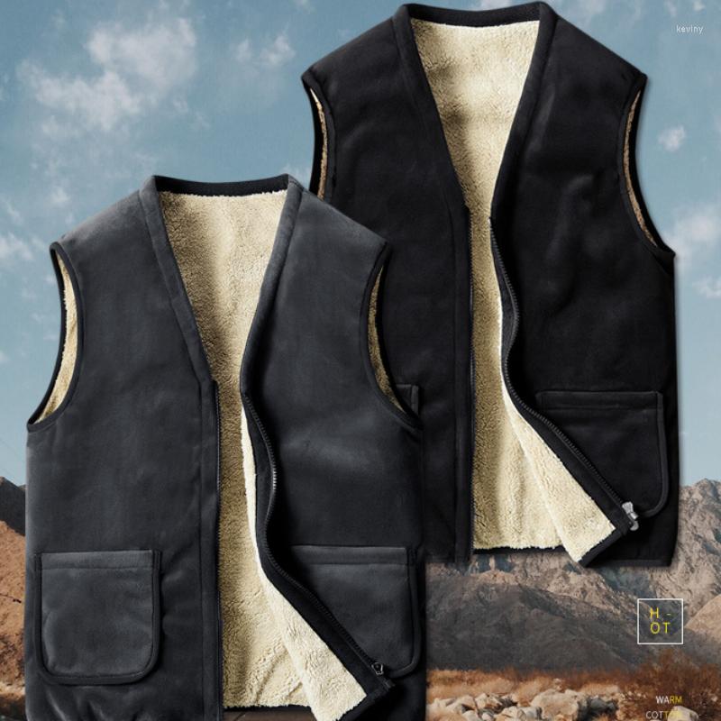 Men's Vests Men Winter Vest Fake Lamb Cashmere Thick Veste Homme Warm Sleeveless Jacket Artificial Wool Man Coat Clothes MY549, Black
Men's Vests Men Winter Vest Fake Lamb Cashmere Thick Veste Homme Warm Sleeveless Jacket Artificial Wool Man Coat Clothes MY549, Black