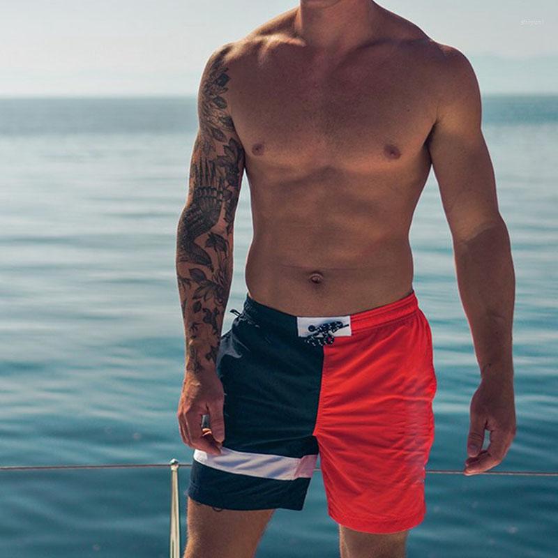 Men' Shorts Men' Summer Casual Beachwear Contrast Color Male Drawstring Patchwork Sports Sport Swimming Suit Man Pants
Men' Shorts Men' Summer Casual Beachwear Contrast Color Male Drawstring Patchwork Sports Sport Swimming Suit Man Pants