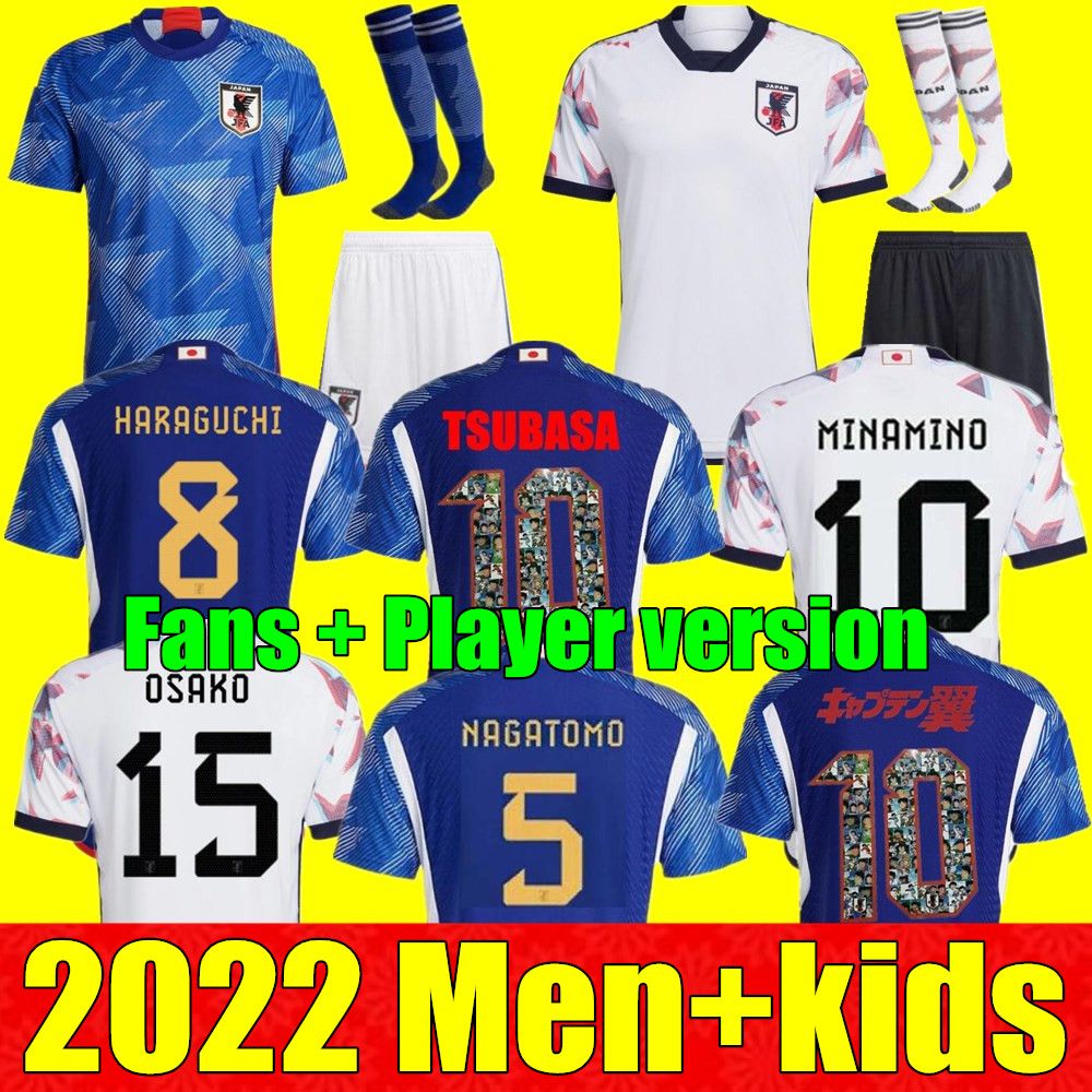 Japan Soccer Jerseys home away MINAMINO OSAKO NAGATOMO YOSHIDA HARAGUCHI ATOM 2023 Japanese 22 23 child Football Shirt HONDA men set kids kit Player version, Adult home
Japan Soccer Jerseys home away MINAMINO OSAKO NAGATOMO YOSHIDA HARAGUCHI ATOM 2023 Japanese 22 23 child Football Shirt HONDA men set kids kit Player version, Adult home