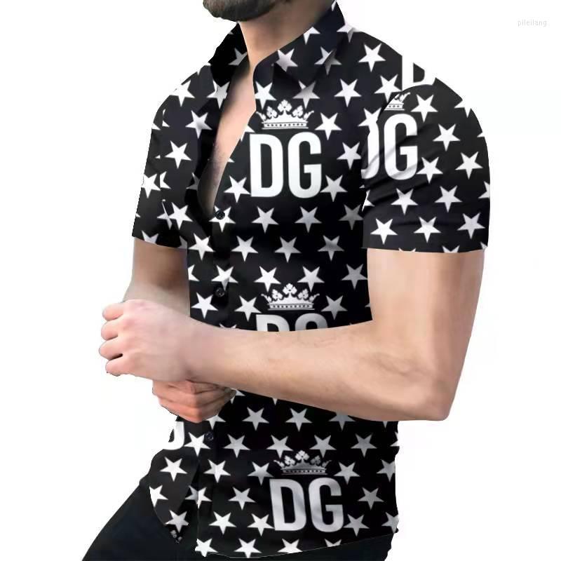 Men' Casual Shirts 2022 Hawaii Fashion Trend Letter Print Shirt Summer Short Sleeve Top Brand Men, Photo color 5
Men' Casual Shirts 2022 Hawaii Fashion Trend Letter Print Shirt Summer Short Sleeve Top Brand Men, Photo color 5