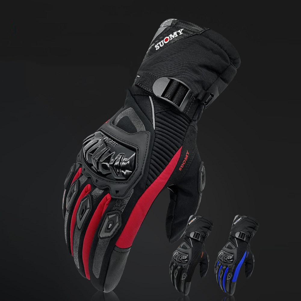 Five Fingers Gloves SUOMY motorcycle gloves 100% Waterproof windproof Winter warm Guantes Moto Luvas Touch Screen Motosiklet Eldiveni Protective 22110 - view 5