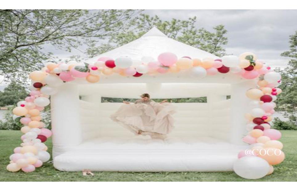 white inflatable wedding bouncer 45x42m party bouncy caslte Anniversary jumper house for 7372885
white inflatable wedding bouncer 45x42m party bouncy caslte Anniversary jumper house for 7372885