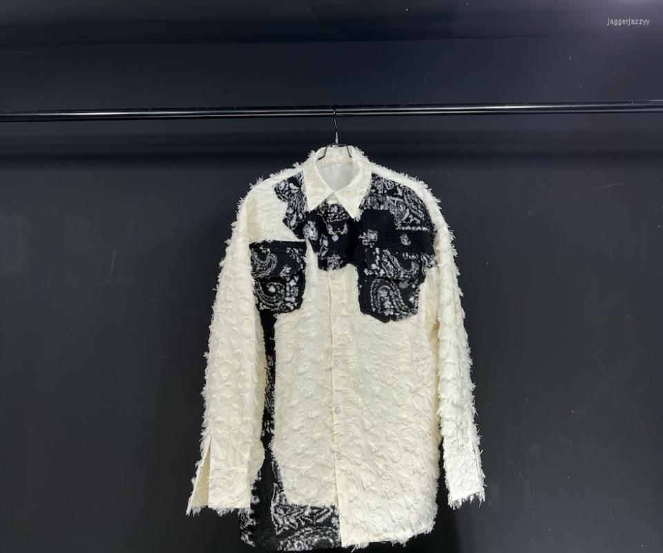 Men's Casual Shirts Ad0331 Fashion Men's 2022 Runway Luxury European Design Party Style Clothing, White
Men's Casual Shirts Ad0331 Fashion Men's 2022 Runway Luxury European Design Party Style Clothing, White