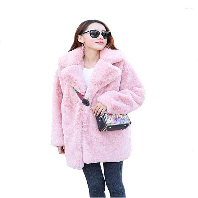 Women' Fur 2022 Women Winter High Quality Faux Coat Luxury Jacket Loose Lapel OverCoat Thick Warm Plus Size Ladies Outwear, Beige
Women' Fur 2022 Women Winter High Quality Faux Coat Luxury Jacket Loose Lapel OverCoat Thick Warm Plus Size Ladies Outwear, Beige