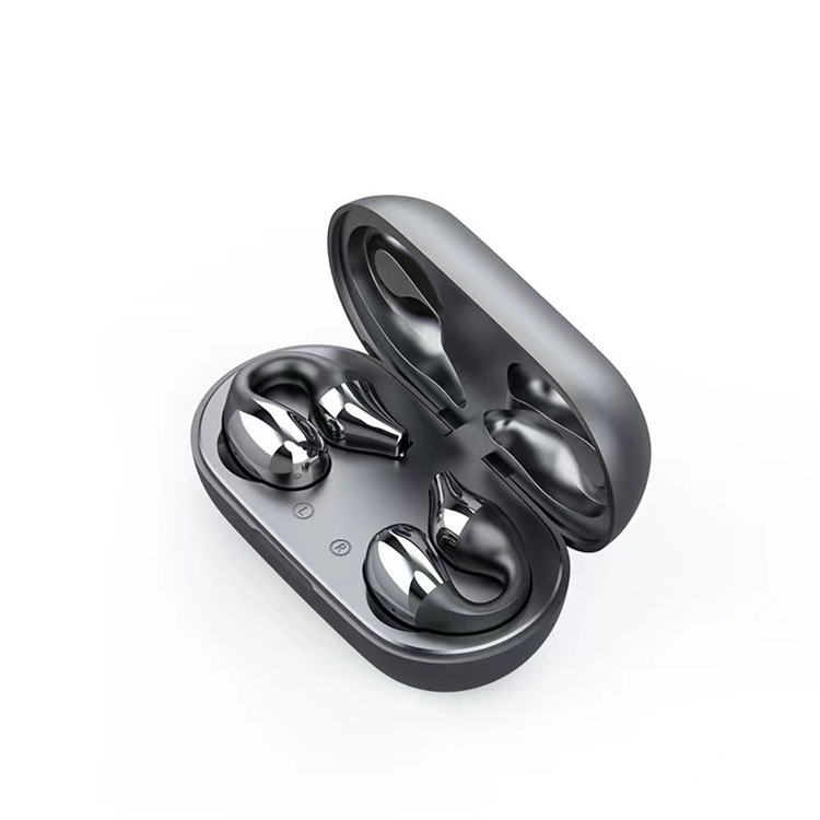 Headphones New Bone Conduction Bluetooth 5.2 Earclip Earrings Wireless Sports Ear Strap with Microphone