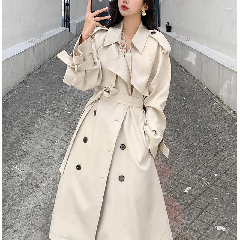 Women' Trench Coats 2022Spring Long Coat Women Double Breasted Belt Outwear Fashion Windbreaker Female Office Vintage Casual Tops, Creamy-white
Women' Trench Coats 2022Spring Long Coat Women Double Breasted Belt Outwear Fashion Windbreaker Female Office Vintage Casual Tops, Creamy-white