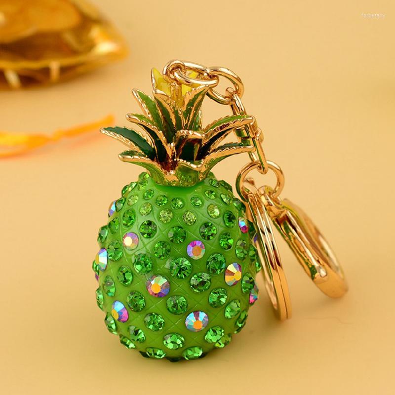 Keychains Colorful Stone Pineapple Car Keychain Men Shining Fruit Key Chain Gold Color Chains Circle Ring Female Fashion Jewelry Gifts
Keychains Colorful Stone Pineapple Car Keychain Men Shining Fruit Key Chain Gold Color Chains Circle Ring Female Fashion Jewelry Gifts