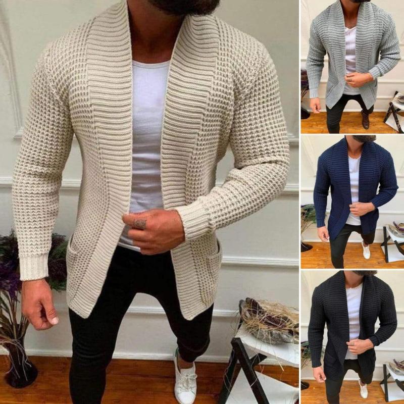 Men's Sweaters Men Sweater Coat Long Sleeves Stretchy Warm Casual Knitting Autumn For Home, Black
Men's Sweaters Men Sweater Coat Long Sleeves Stretchy Warm Casual Knitting Autumn For Home, Black