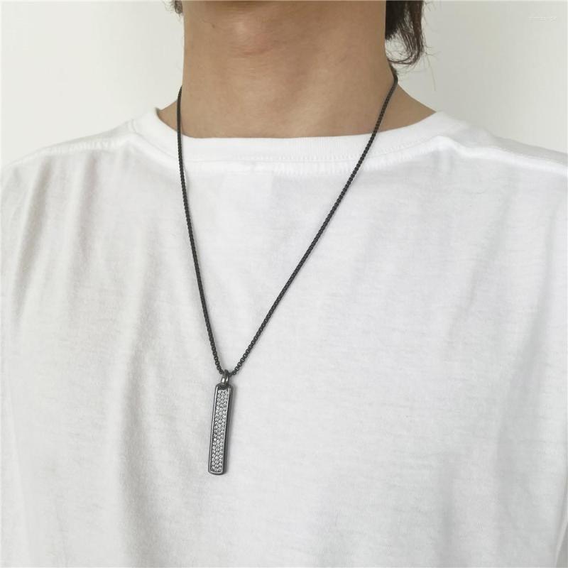Choker Full CZ Crystal Rectangle Men Pendant Necklace For Women Stainless Steel Long Chain Jewelry Gift
Choker Full CZ Crystal Rectangle Men Pendant Necklace For Women Stainless Steel Long Chain Jewelry Gift
