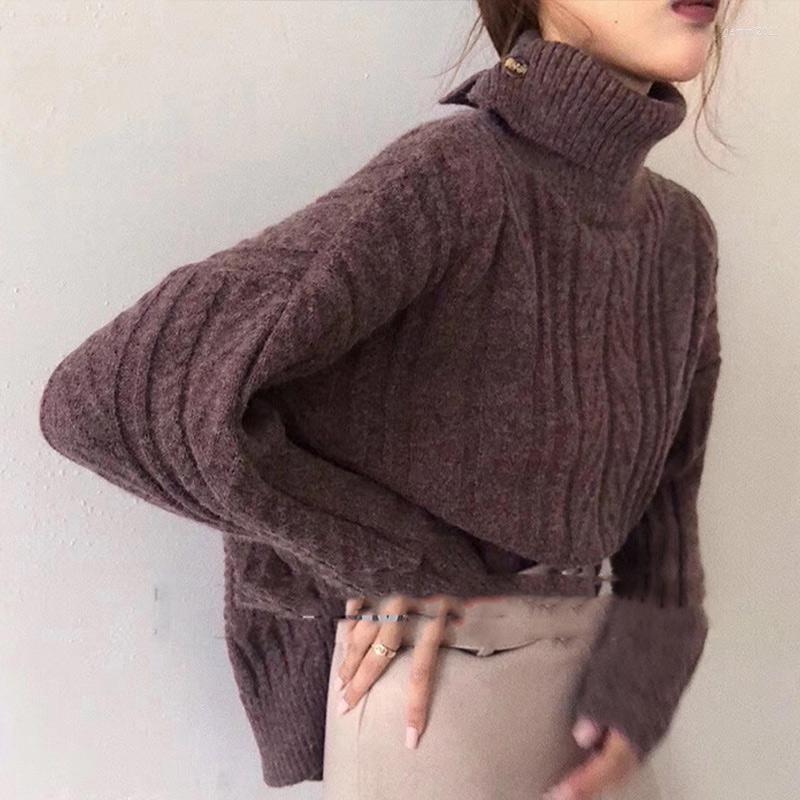 Women's Sweaters Knitted Women's Sweater Irregular Collar Button Long Sleeve Female Pullover Femme 2022 Fashion Korean Lady Jumper, Black
Women's Sweaters Knitted Women's Sweater Irregular Collar Button Long Sleeve Female Pullover Femme 2022 Fashion Korean Lady Jumper, Black