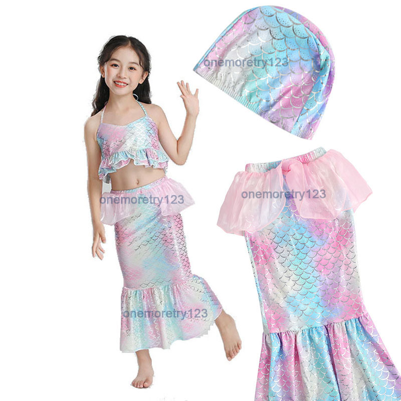 ins Girls Two Piece Swimsuit Fashion Ruffles Designer Mermaid Bikini Set 2-10T Kids Princess Swimwear 3 Color, #3
ins Girls Two Piece Swimsuit Fashion Ruffles Designer Mermaid Bikini Set 2-10T Kids Princess Swimwear 3 Color, #3