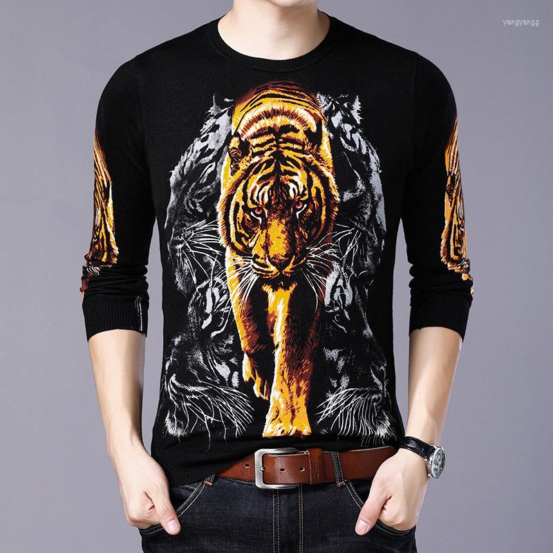Men's Sweaters Exquisite 3D Tiger Pattern Printing Fashion Pullover Knitted Sweater Autumn 2022 Quality Cotton Soft Comfortable Men, Picture shown
Men's Sweaters Exquisite 3D Tiger Pattern Printing Fashion Pullover Knitted Sweater Autumn 2022 Quality Cotton Soft Comfortable Men, Picture shown