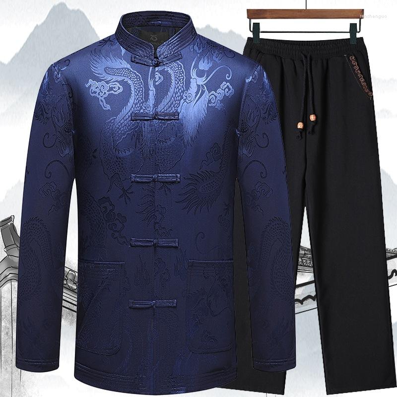 Ethnic Clothing Chinese Vintage PLUS SIZE Kong Fu Print Dragon Traditional Long Sleeve Tang Suit Mandarin Collar Casual Coat&Pants
Ethnic Clothing Chinese Vintage PLUS SIZE Kong Fu Print Dragon Traditional Long Sleeve Tang Suit Mandarin Collar Casual Coat&Pants