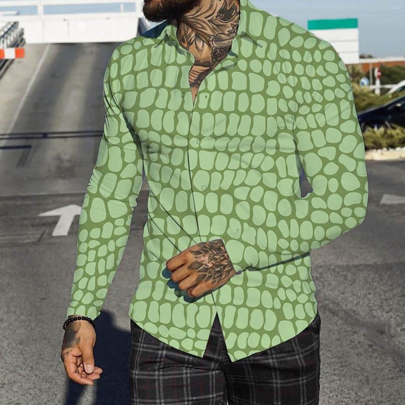 Men' Casual Shirts Men Autumn Winter Single Breasted Lapel Full Print Beach Long Sleeve Shirt Thick Mens Top Selling T Lady, Green
Men' Casual Shirts Men Autumn Winter Single Breasted Lapel Full Print Beach Long Sleeve Shirt Thick Mens Top Selling T Lady, Green