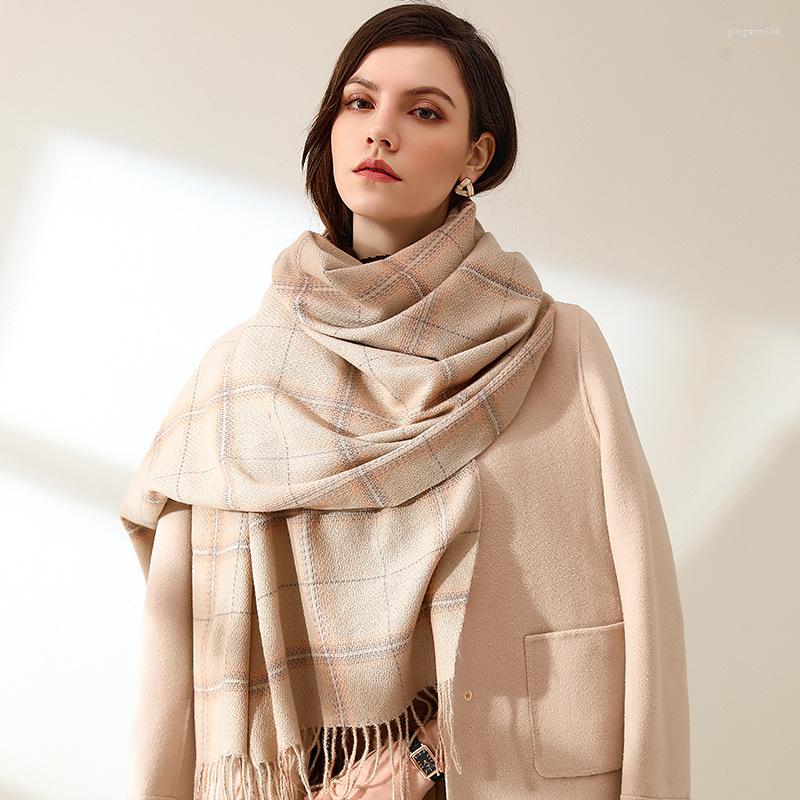 Scarves 2022 Fashion Imitation Cashmere Scarf Autumn And Winter Women's Sweet Tassel Warm Windproof Mid-length Shawl
Scarves 2022 Fashion Imitation Cashmere Scarf Autumn And Winter Women's Sweet Tassel Warm Windproof Mid-length Shawl
