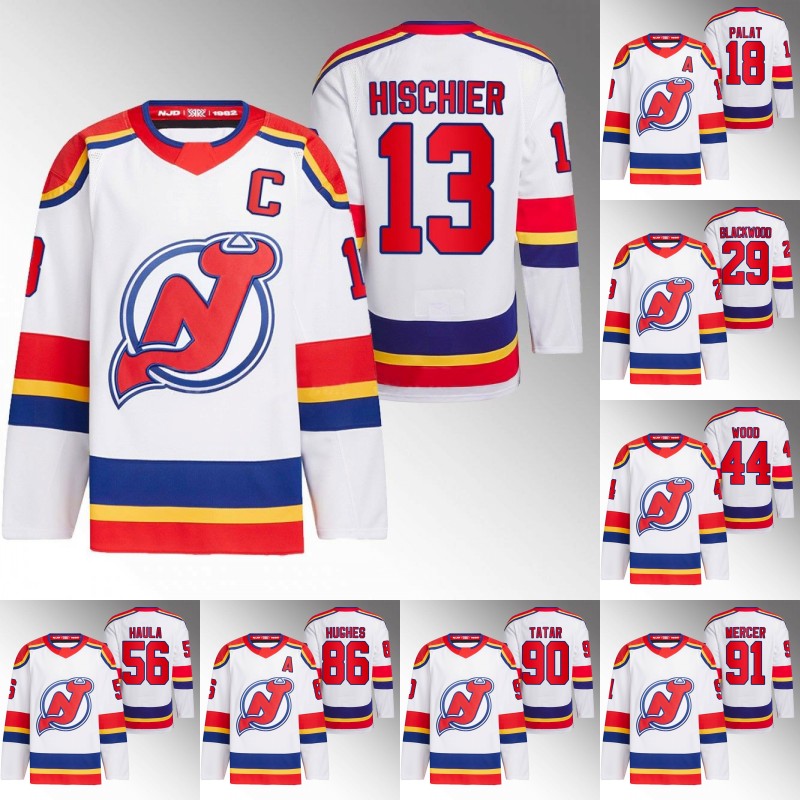 Hockey Jerseys New Jersey Nico Hischier Devils 2022-23 Reverse Retro Jersey Jack Hughes Dawson Mercer Ondrej Palat Mackenzie Blackwood Miles Wood Kevin, 14 nathan bastian
Hockey Jerseys New Jersey Nico Hischier Devils 2022-23 Reverse Retro Jersey Jack Hughes Dawson Mercer Ondrej Palat Mackenzie Blackwood Miles Wood Kevin, 14 nathan bastian