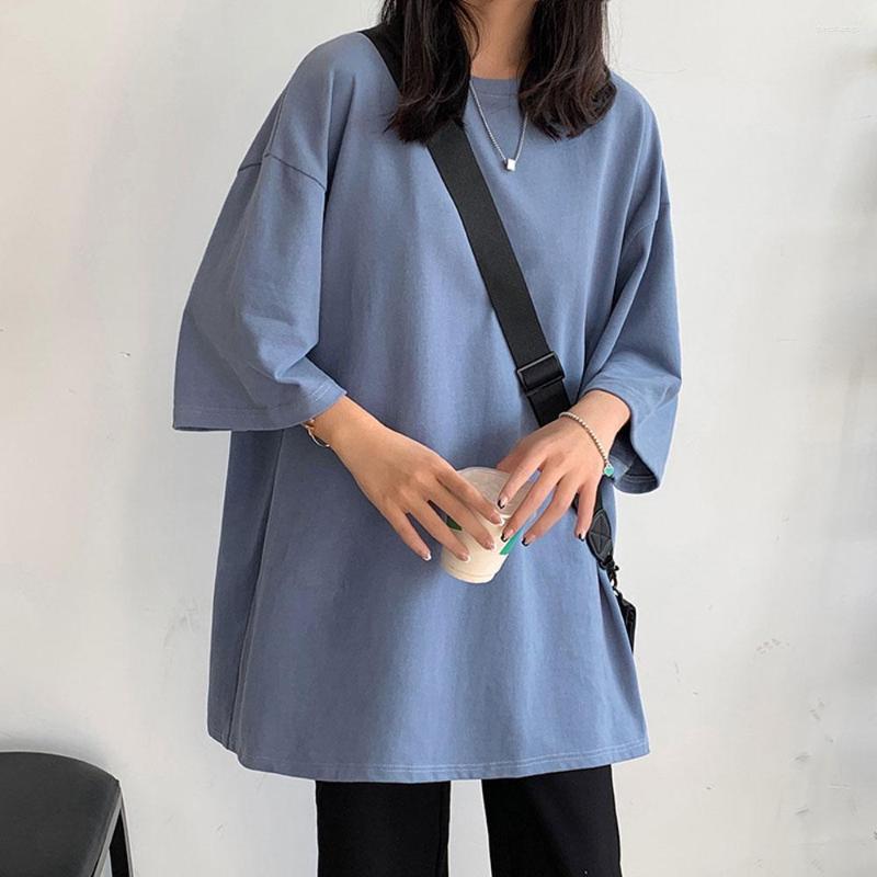 Women' T Shirts Cotton Five Half Sleeve Women Summer T-shirt Loose Short-sleeved Casual Basic Shirt O Neck Solid Color Oversize Clothing, Orange
Women' T Shirts Cotton Five Half Sleeve Women Summer T-shirt Loose Short-sleeved Casual Basic Shirt O Neck Solid Color Oversize Clothing, Orange