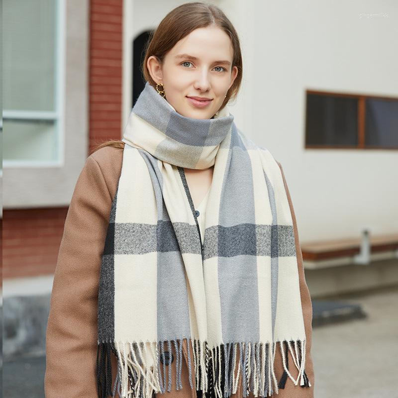 Bandanas 2022 Design Women Plaid Scarf Winter Pashmina Shawls Cashmere Thick Wraps Lady Tassel Warm Scarves Rainbow Hairy Bufanda
Bandanas 2022 Design Women Plaid Scarf Winter Pashmina Shawls Cashmere Thick Wraps Lady Tassel Warm Scarves Rainbow Hairy Bufanda